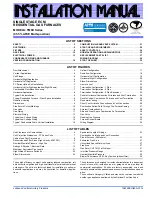 Preview for 1 page of Johnson Controls TM9X Installation Manual