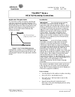 Предварительный просмотр 1 страницы Johnson Controls TRUE RH HC-67x3 Installation Instructions Manual