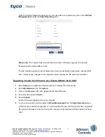 Предварительный просмотр 4 страницы Johnson Controls Tyco Illustra Flex IFS03D1ICWTT Technical Bulletin