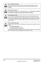 Предварительный просмотр 6 страницы Johnson Controls VFD66JCB-1 Installation Manual