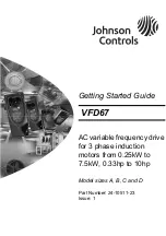 Johnson Controls VFD67 Series Getting Started Manual preview