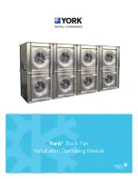 Johnson Controls York Stack Fan Operating Manual preview