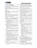 Preview for 4 page of Johnson Controls York YDVC028 Installation Manual