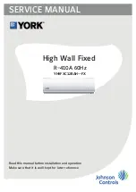 Preview for 1 page of Johnson Controls York YH9FXC12BAH-FX Service Manual