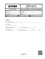 Johnson Controls York YK Wiring Diagram preview