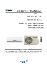 Johnson Controls YORK YSCC/H09FSAADG Service Manual preview