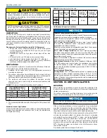 Preview for 2 page of Johnson Controls YXV SERIES Installation Manual