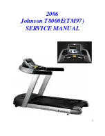 Johnson Fitness T8000E Service Manual preview