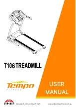 Preview for 1 page of JOHNSON HEALTH TECH. Tempo Fitness T106 User Manual