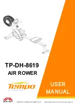 JOHNSON HEALTH TECH. Tempo Fitness TP-DH-8619 User Manual preview