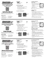 Предварительный просмотр 1 страницы Johnson Level & Tool 1886-0300 Instruction Manual