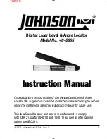 Johnson Level & Tool 40-6065 Instruction Manual preview