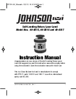 Johnson Level & Tool 40-6515 Instruction Manual preview