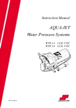 Johnson Pump AQUA JET WPS 3.4 Instruction Manual preview