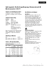 Preview for 3 page of Johnson Pump F5B-19 12 V DC Instruction Manual