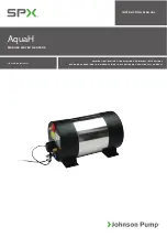 Johnson Pump SPX AquaH 56-47455-01 Instruction Manual preview