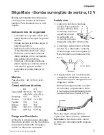 Preview for 7 page of Johnson Pump SPX Bilge Mate Instruction Manual