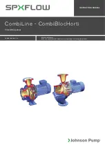 Preview for 1 page of Johnson Pump SPX Flow CombiBlocHorti Series Instruction Manual