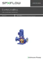 Preview for 1 page of Johnson Pump SPX Flow CombiLineBloc Instruction Manual