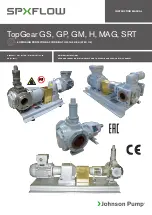 Preview for 1 page of Johnson Pump SPX FLOW TopGear GM Instruction Manual