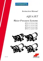 Preview for 1 page of Johnson Pumps AQUA JET WPS 2.9 Instruction Manual