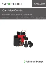 Johnson Pumps SPXFLOW Cartridge Combo 1000 GPH-12V Instruction Manual preview