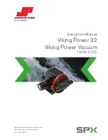 Preview for 1 page of Johnson Pumps Viking Power 32 Instruction Manual