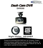 Johnson Safety Myron & Davis DVR300 Manual preview