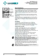 Предварительный просмотр 12 страницы JOHNSON SYSTEMS JS-ICON 1210 User Manual