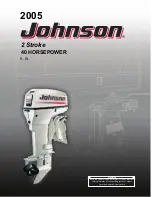 Johnson 2 Stroke 40 HORSEPOWER Operator'S Manual preview