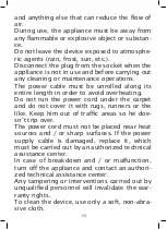 Preview for 19 page of Johnson Aria Pura Instructions For Use Manual