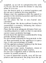 Preview for 21 page of Johnson Aria Pura Instructions For Use Manual