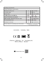 Preview for 28 page of Johnson Aria Pura Instructions For Use Manual