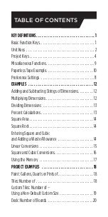 Preview for 3 page of Johnson CALC-0000 Operator'S Manual