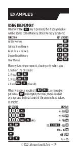 Preview for 21 page of Johnson CALC-0000 Operator'S Manual