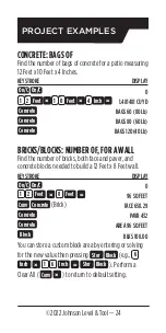 Preview for 28 page of Johnson CALC-0000 Operator'S Manual