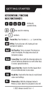 Preview for 6 page of Johnson CALC-1500 Operator'S Manual