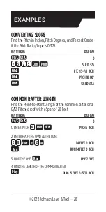 Preview for 33 page of Johnson CALC-1500 Operator'S Manual