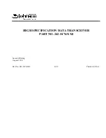 Johnson DM3474 Service Manual предпросмотр