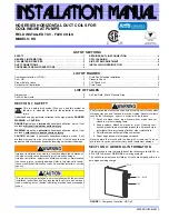 Предварительный просмотр 1 страницы Johnson HD Series Installation Manual