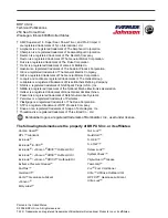 Preview for 3 page of Johnson J2R4SUC 2007 Service Manual