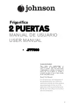 Preview for 1 page of Johnson JFF7660 User Manual