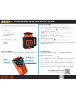 Preview for 1 page of Johnson LEVEL UP 40-6535 Quick Start Manual