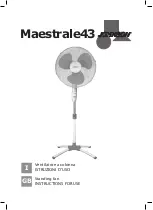 Preview for 1 page of Johnson Maestrale43 Instructions For Use Manual