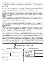 Preview for 24 page of Johnson Piantana 43 Instructions For Use Manual