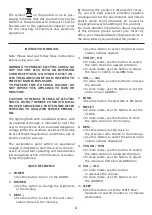 Preview for 8 page of Johnson RSV125 Instructions For Use Manual