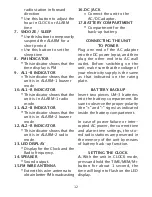 Preview for 12 page of Johnson RSV145 Instructions For Use Manual