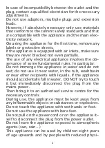 Preview for 8 page of Johnson SDTL032 Instructions For Use Manual