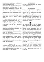 Preview for 9 page of Johnson SVD075 Instructions For Use Manual