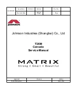 Preview for 1 page of Johnson T3XM Service Manual